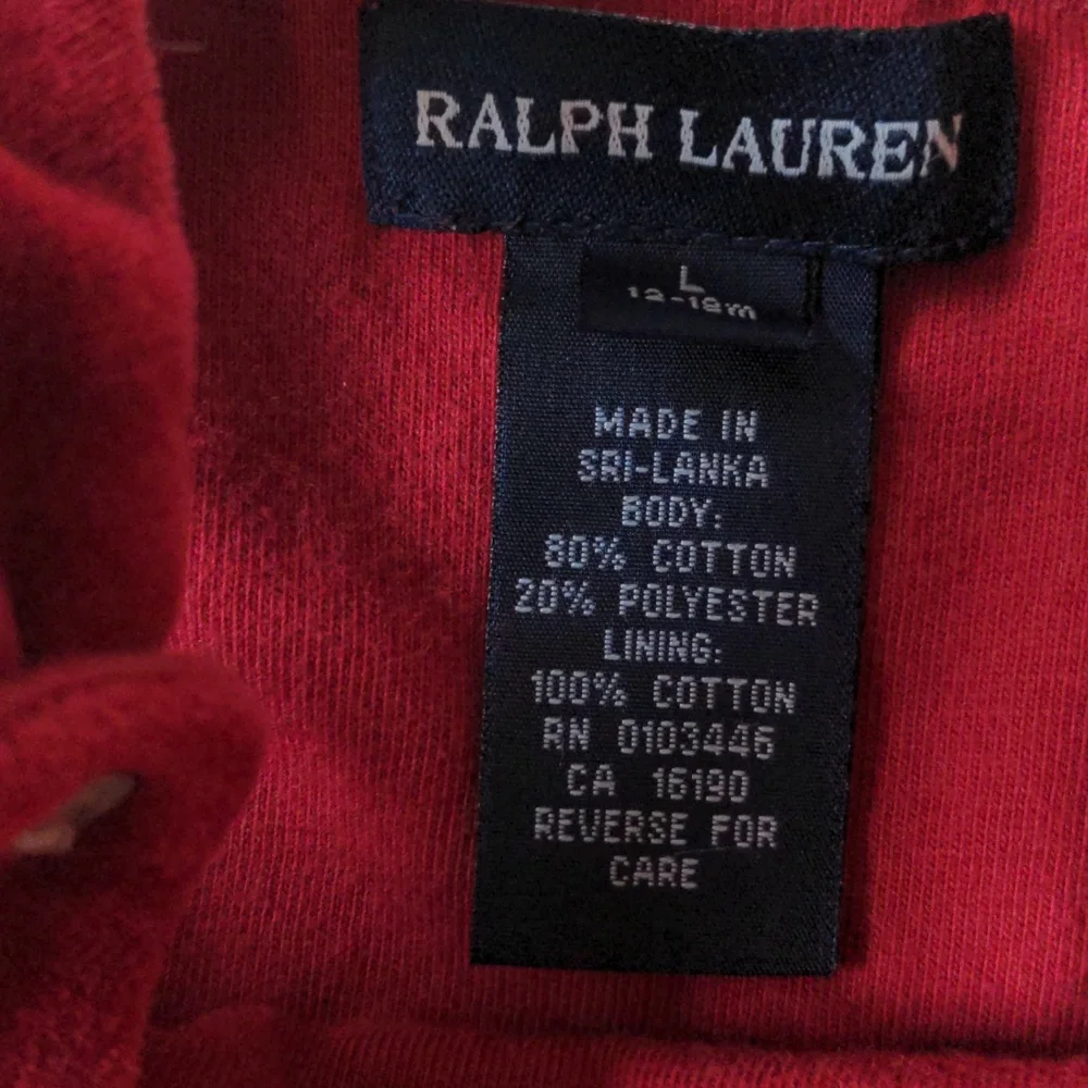 Ralph Lauren Blue Label Red Velvet Snowflake Print Christmas One Piece 12-18M